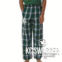 ETMS XC GREEN PLAID FLANNEL BOXERCRAFT PANTS