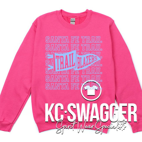 SFT TRAILBLAZERS SANGRIA PORT AND CO SWEATSHIRT