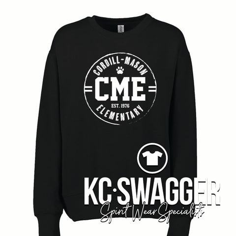 CME COUGARS BLACK GILDAN SWEATSHIRT