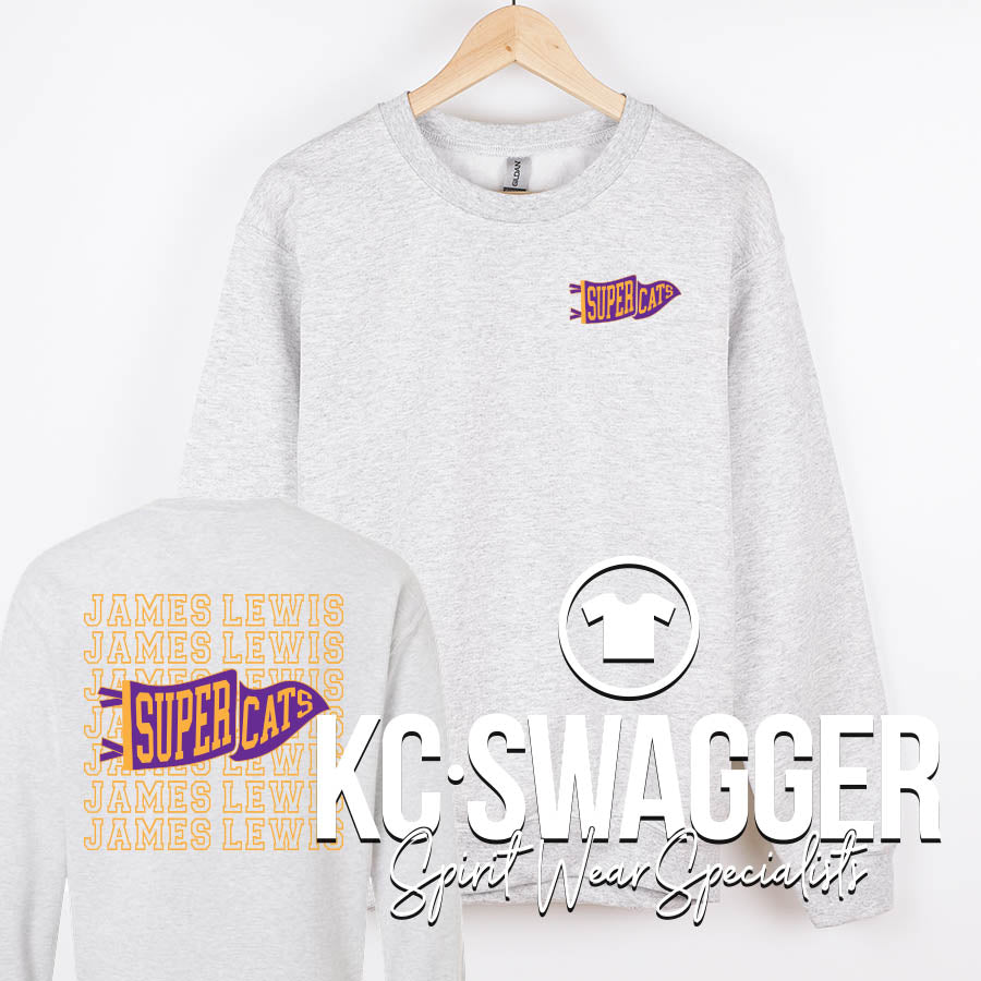 1 JERZEES CREW NECK SWEATSHIRT