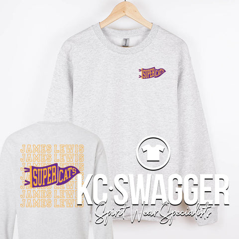 1 JERZEES CREW NECK SWEATSHIRT