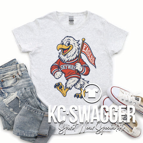 SKYWAY EAGLES ASH NEXT LEVEL TRIBLEND TEE