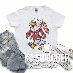 SKYWAY EAGLES ASH NEXT LEVEL TRIBLEND TEE