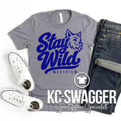 WVE WILDCATS STORM BELLA CANVAS TEE