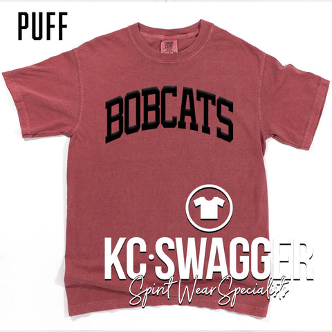 WBE BOBCATS CRIMSON COMFORT COLORS TEE