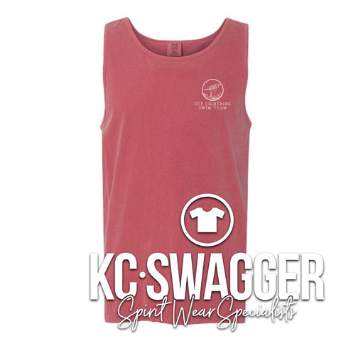 OTF LIGHTNING CRIMSON UNISEX TANK (ADULT ONLY)