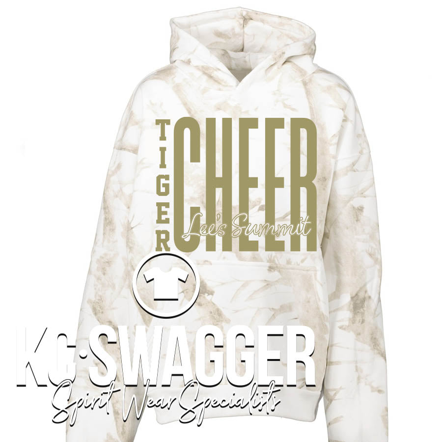 LSHS CHEER WHITE OAK CAMO ENZA HOODIE