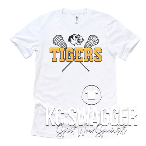 LSHS GIRLS LACROSSE WHITE BELLA CANVAS TEE