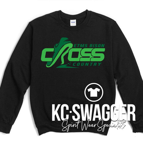 ETMS XC BLACK SWEATSHIRT