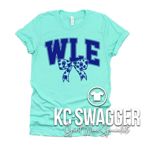 WLE BEARS MINT BELLA CANVAS TEE