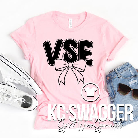 VSE FALCONS PINK BELLA CANVAS TEE