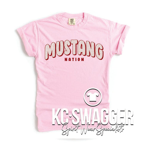 BCMS MUSTANGS BLOSSOM COMFORT COLORS TEE