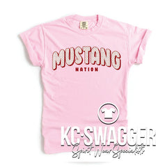 BCMS MUSTANGS BLOSSOM COMFORT COLORS TEE