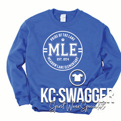 MLE BENGALS ROYAL PORT AND CO SWEATSHIRT