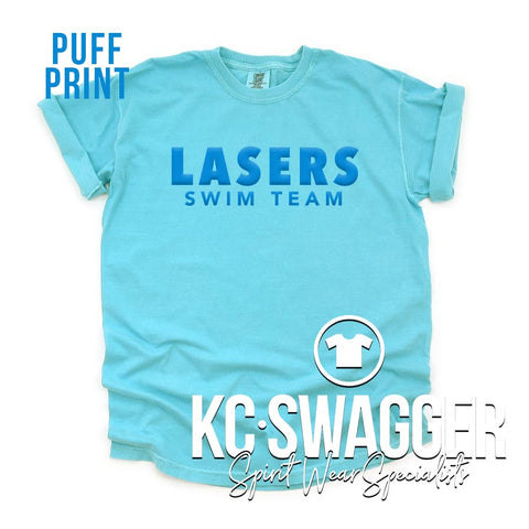 LAKEWOOD LASERS LAGOON COMFORT COLORS TEE (ADULT ONLY)