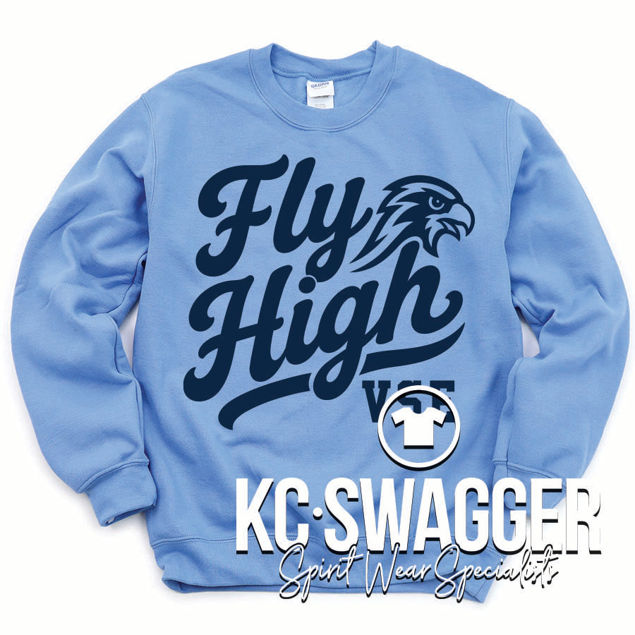 VSE FALCONS CAROLINA BLUE GILDAN SWEATSHIRT