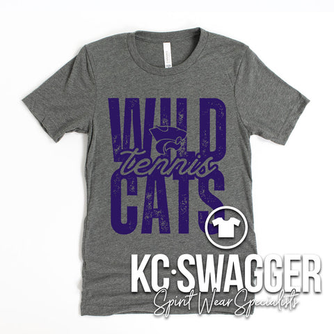 BSHS GIRLS TENNIS DEEP HEATHER TEE