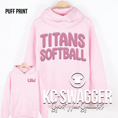 LSW SOFTBALL PINK GILDAN HOODIE