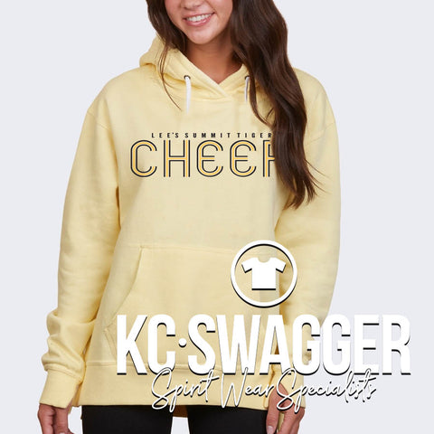 LSHS CHEER BUTTER LADIES ENZA PULLOVER HOODIE