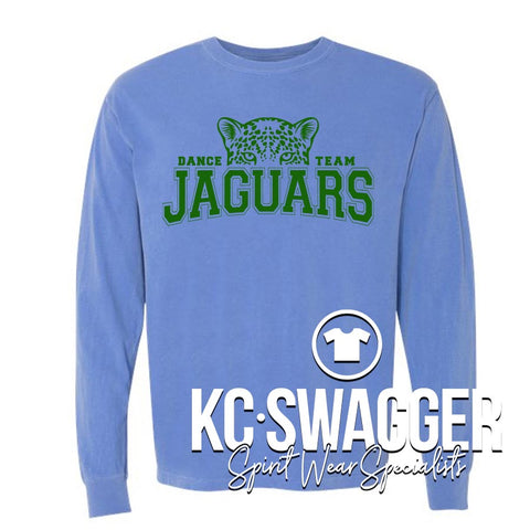 BSS TOUCH OF SILVER FLO BLUE COMFORT COLORS LONG SLEEVE TEE