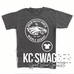 GVNMS EAGLES PEPPER COMFORT COLORS TEE