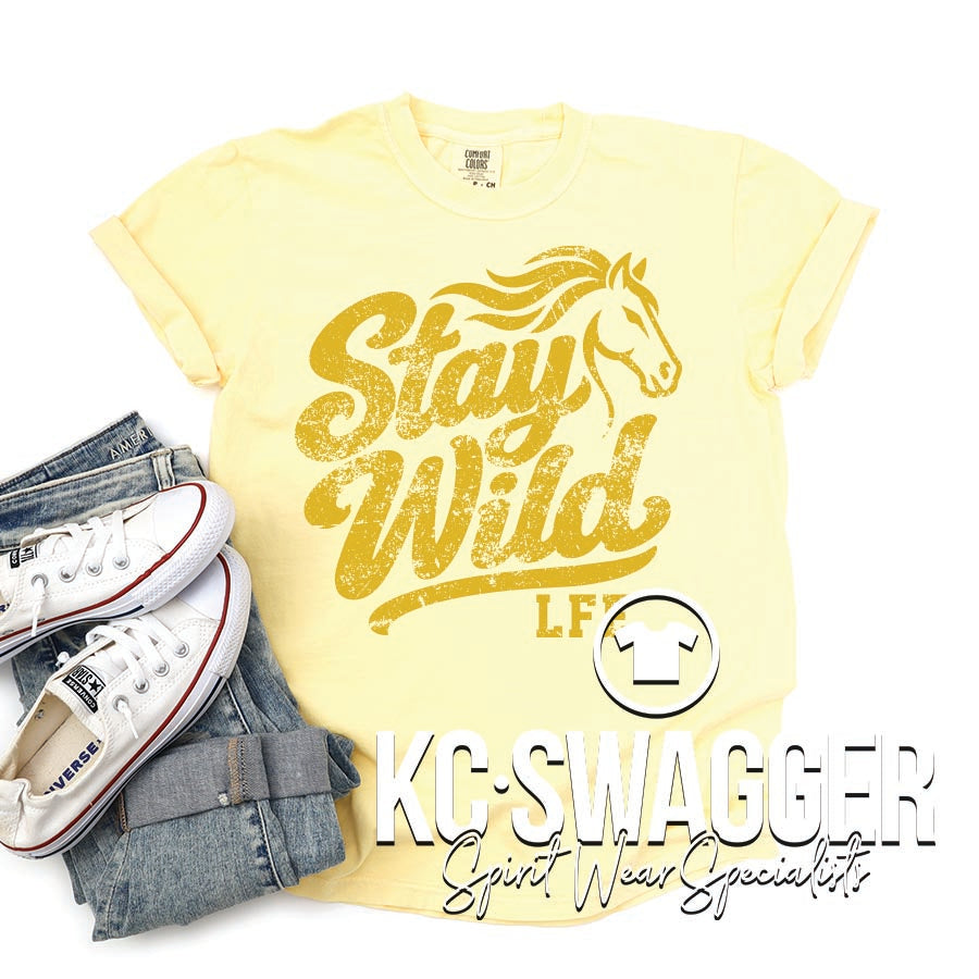 LFE STALLIONS BUTTER COMFORT COLORS TEE