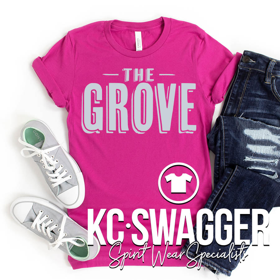 HGE HAWKS BERRY BELLA CANVAS TEE