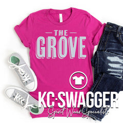 HGE HAWKS BERRY BELLA CANVAS TEE