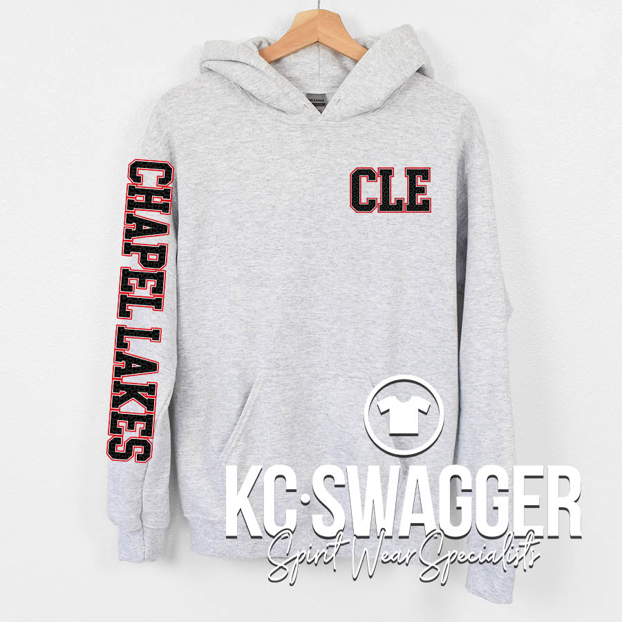 CLE CHEETAHS ASH PORT AND CO HOODIE