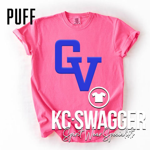 GVNMS EAGLES NEON PINK COMFORT COLORS TEE