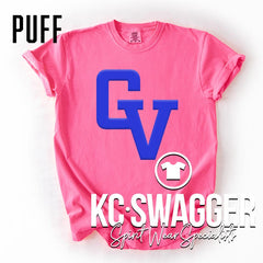 GVNMS EAGLES NEON PINK COMFORT COLORS TEE