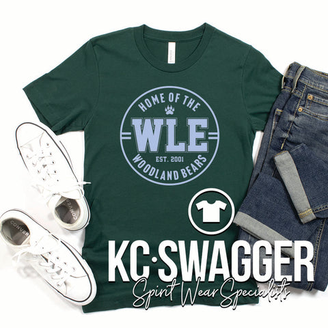 WLE BEARS FOREST BELLA CANVAS TEE