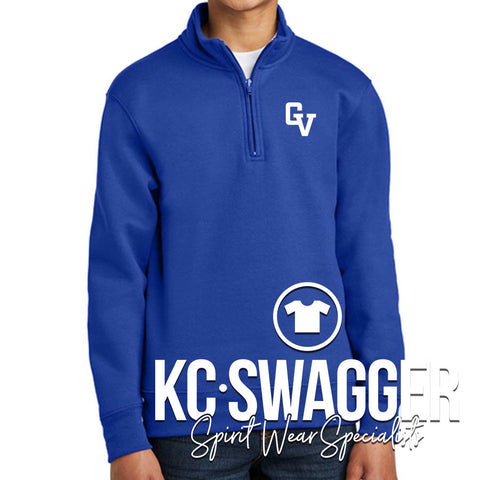 GVNMS EAGLES ROYAL PORT AND CO QUARTER ZIP SWEATSHIRT