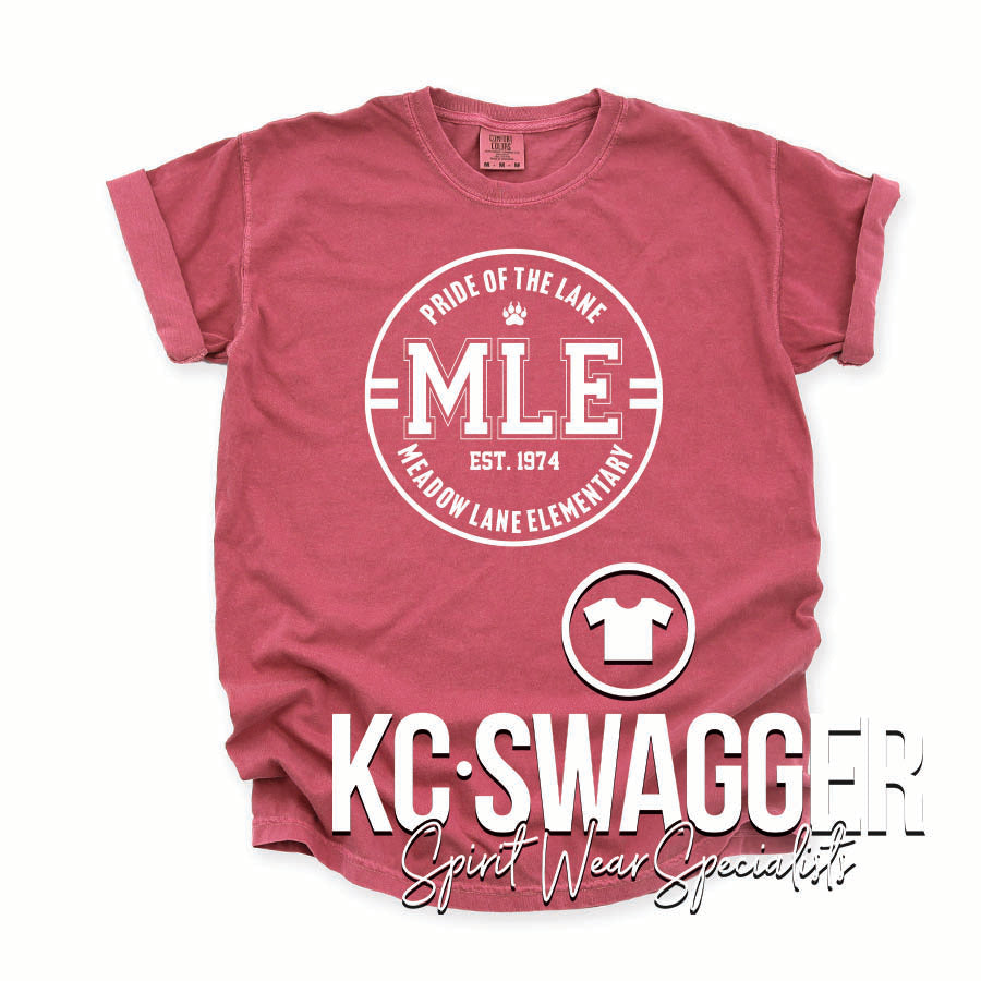 MLE BENGALS CRIMSON COMFORT COLORS TEE