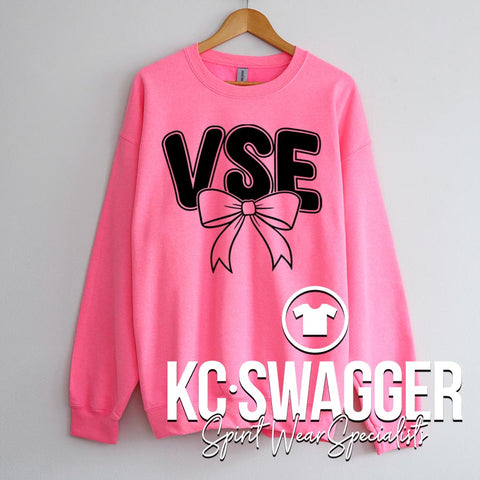 VSE FALCONS NEON PINK SWEATSHIRT