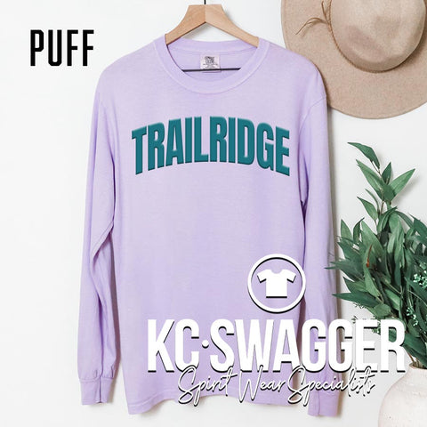 TRE TIMBERWOLVES ORCHID LONG SLEEVE COMFORT COLORS TEE