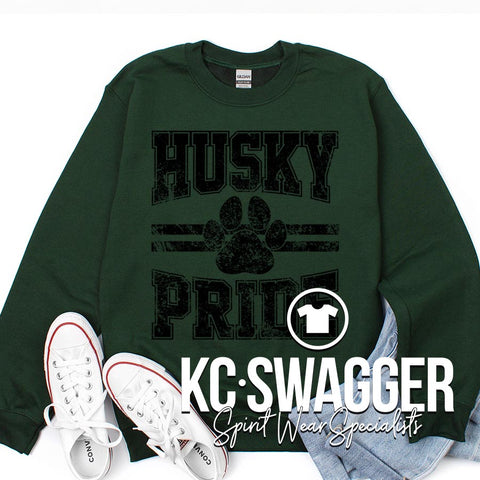 MRMS HUSKIES FOREST GILDAN SWEATSHIRT