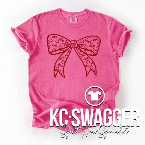 BCMS MUSTANGS CRUNCHBERRY COMFORT COLORS TEE