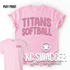 LSW SOFTBALL BLOSSOM COMFORT COLORS TEE
