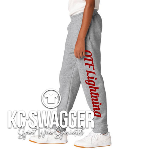 OTF LIGHTNING ATHLETIC HEATHER JOGGERS