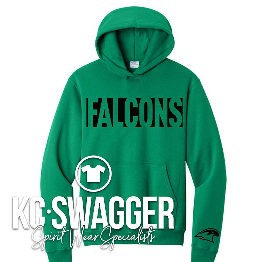 SHS ORCHESTRA KELLY GREEN PORT AND CO HOODIE