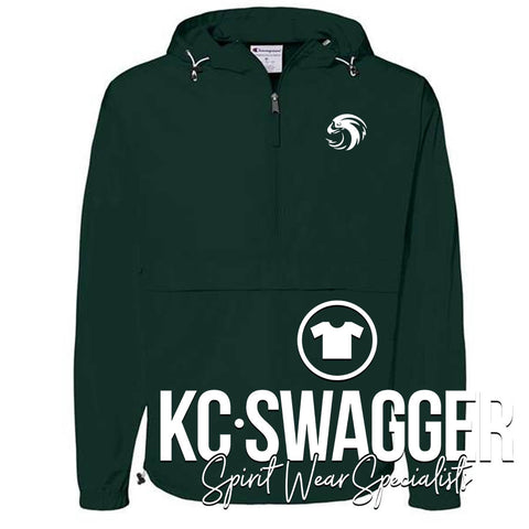 SLMS XC DARK GREEN PACKABLE JACKET (ADULT ONLY)