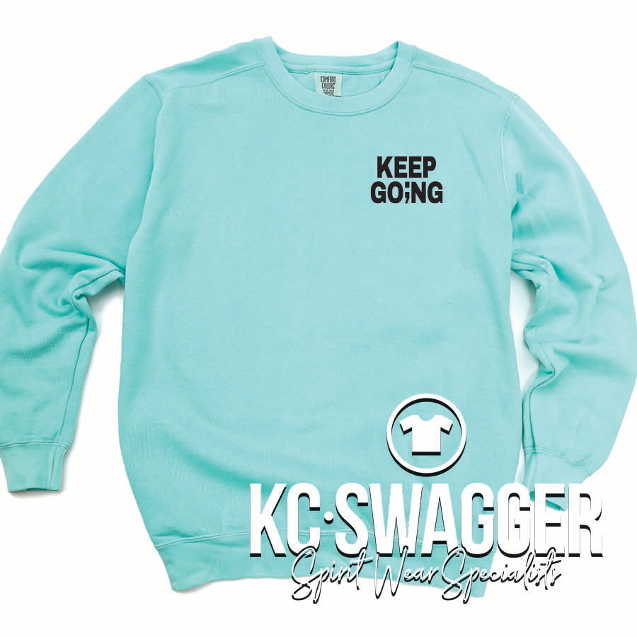ISD COUNSELORS CHALKY MINT LIGHTWEIGHT COMFORT COLORS SWEATSHIRT