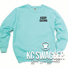 ISD COUNSELORS CHALKY MINT LIGHTWEIGHT COMFORT COLORS SWEATSHIRT