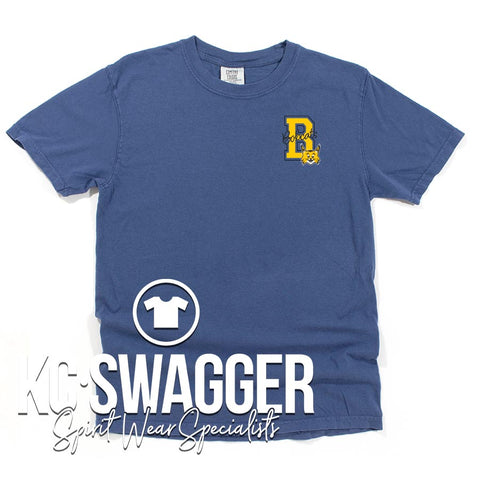 BBE BOBCATS CHINA BLUE COMFORT COLORS TEE