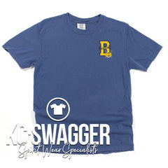 BBE BOBCATS CHINA BLUE COMFORT COLORS TEE