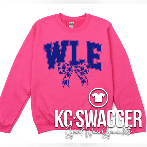 WLE BEARS SANGRIA SWEATSHIRT