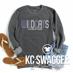 BSHS GIRLS TRACK AND FIELD PEPPER COMFORT COLORS SWEATSHIRT