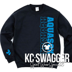 AQUASOX BLACK PORT AND CO SWEATSHIRT