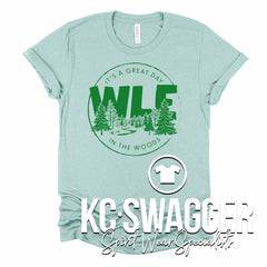 WLE BEARS HEATHER SAGE TEE